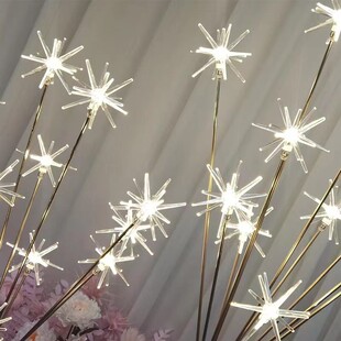 新款婚房布置装饰品婚礼礼堂吊顶求婚道具创意发光海蜇头路引灯