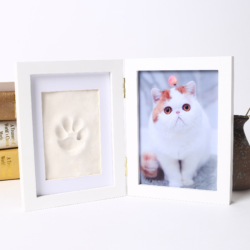 狗狗爪印猫咪爪印掌印宠物脚印纪念diy印泥宠物相框纪念品摆件