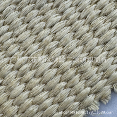 工厂直销优质pp草编仿拉菲草编包复古风草席鞋材装饰布批发