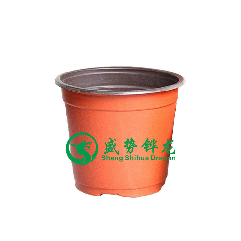 双色花盆优质pp材质摔不坏花盆种植育苗塑料厂家直销