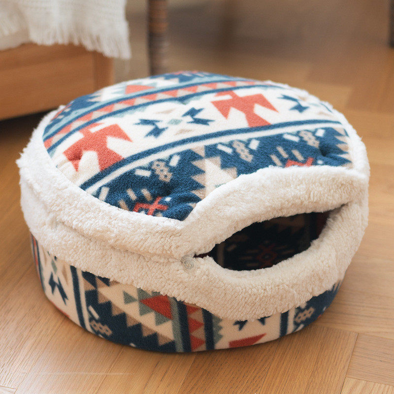 铜锣烧四季圣诞复古冬季保暖封闭式两用猫窝猫屋房子猫窝,宠物/宠物食品及用品,猫笼子/猫别墅,淘宝优惠券,粉丝福利购,淘宝优惠卷