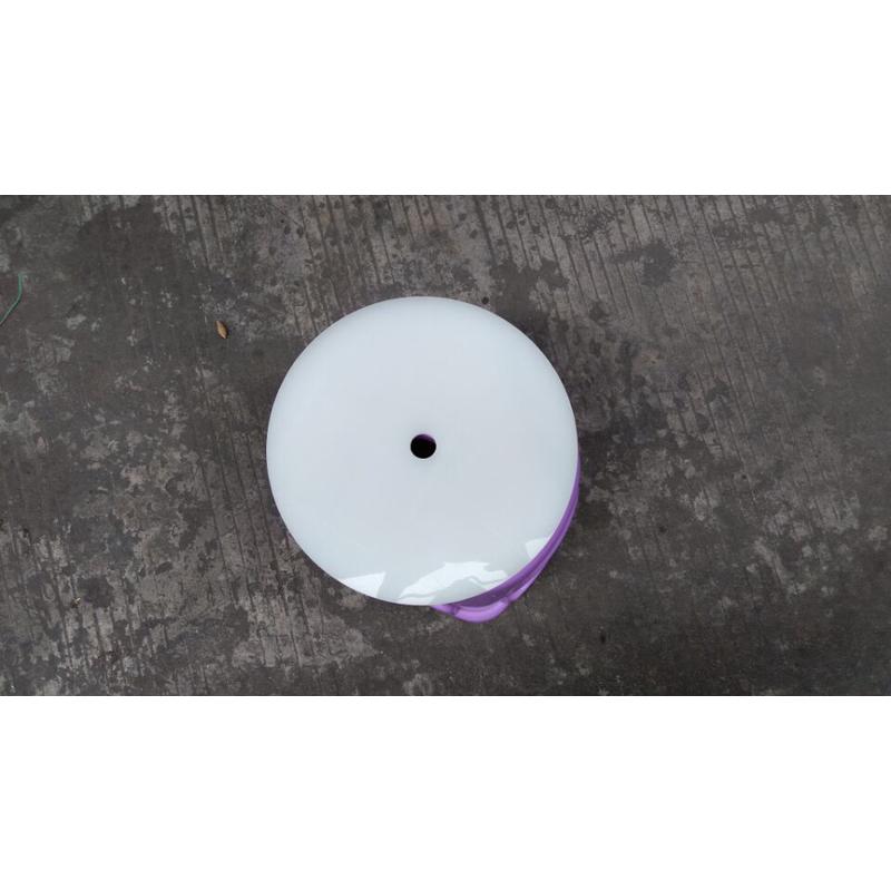 加工雕刻圆形板白色塑料圆板pp/pe大直径塑料圆饼打孔加工环形