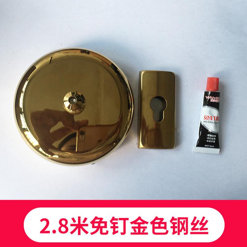 室内阳台自由伸缩晾衣绳酒店宾馆隐形晒衣绳不锈钢免打孔晾衣绳