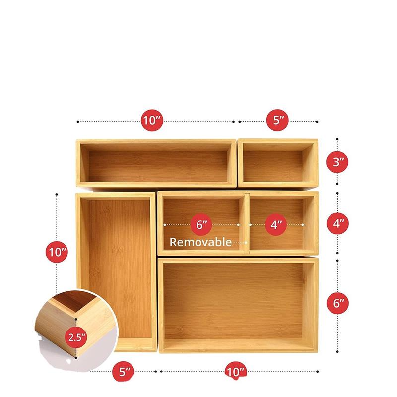 餐具托盘抽屉收纳竹银件收纳抽屉厨房用具收纳架抽屉餐具收纳架器