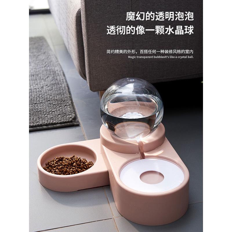 嘴宠物自动喝水器狗不湿猫咪饮水机猫水盆狗狗喂水喂食一体