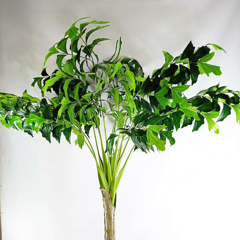 仿真植物鱼尾葵室内装饰客厅落地大型盆栽北欧风盆景摆件假绿植