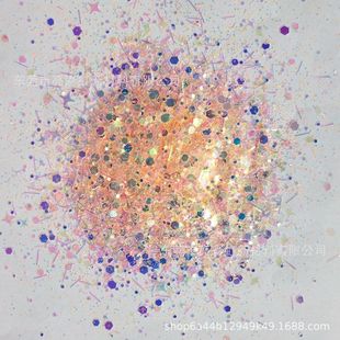 仙女之瞳系列亮片金葱粉炫彩璀璨夺目闪粉片异形混合美甲玻璃纸