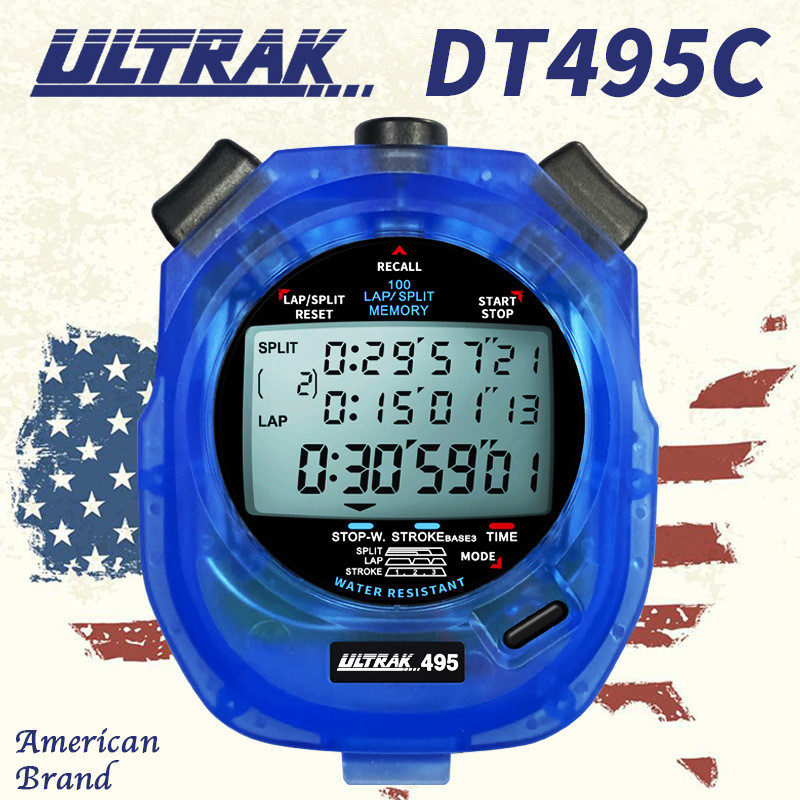 電子秒表DT495C定爾志ULTRAK奧賽克100道3排顯示計(jì)時(shí)器田徑訓(xùn)練
