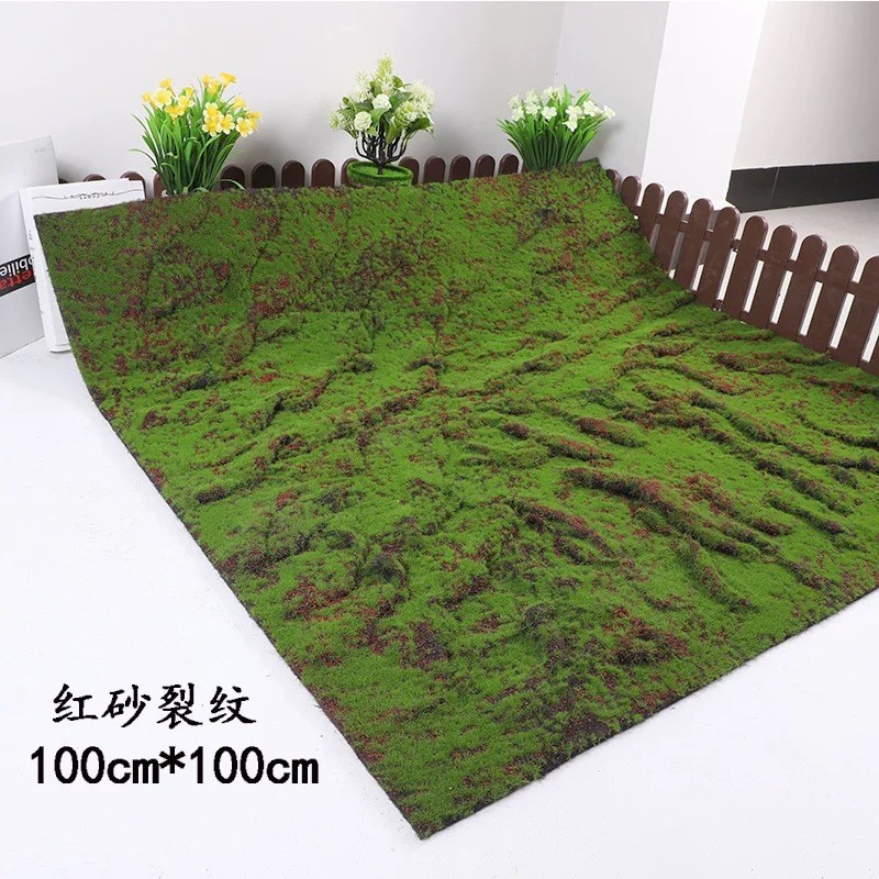 仿真苔藓绿色假青苔背景装饰植物墙草坪微景观青苔苔藓草皮仿真