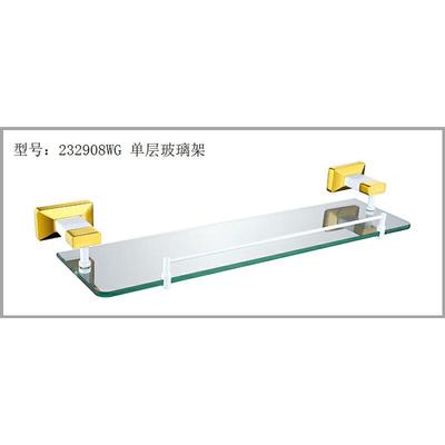 卫生间置物架玻璃置物架浴室置物架单层置物架浴室黑色