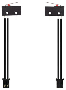 ph黑色-2p焊接微动开关银触端子线定制微型款防水焊接开关