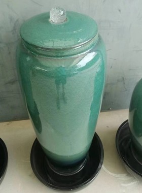 水池喷泉流水陶罐喷水大花瓶自动循环水景加湿器陶缸涌泉坛子摆件