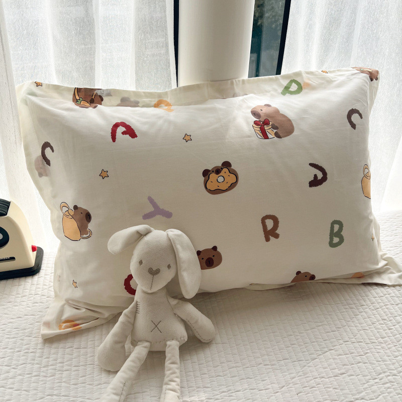 一只棉枕套新款装枕头套单个家用学生宿舍单人40x60cm50x80