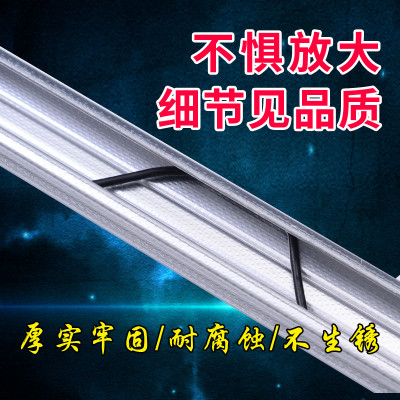 ll大棚卡槽卡簧热镀锌压膜槽加厚防风镀铝锌防锈耐腐蚀养殖卡
