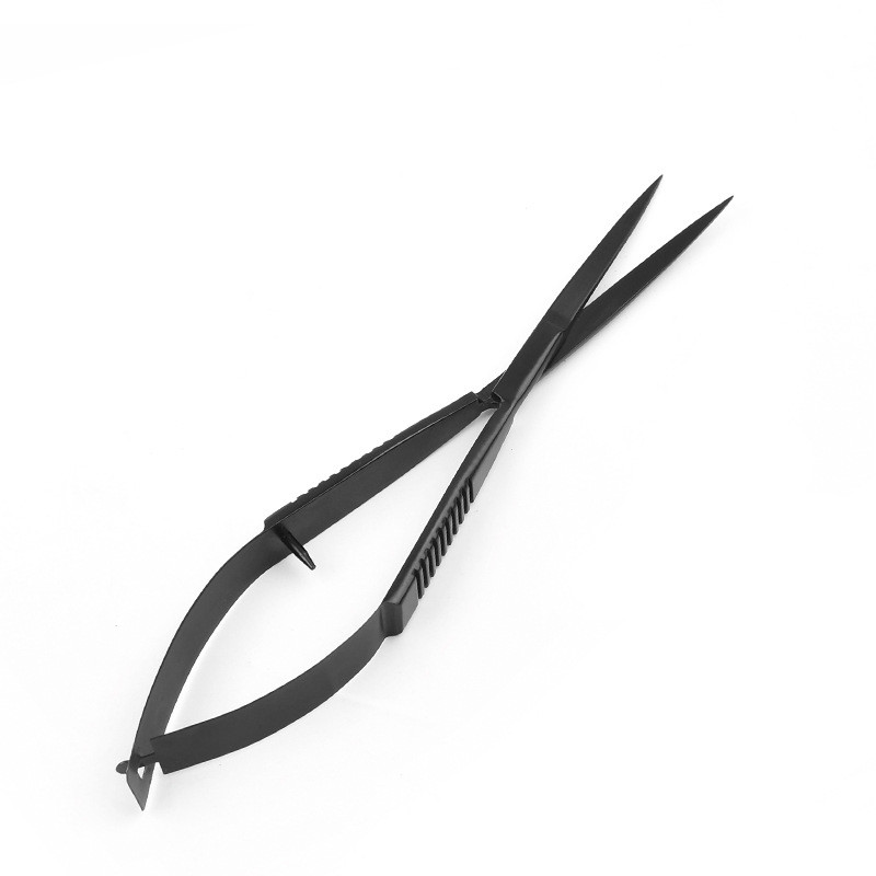 弹簧水草剪刀鱼缸造景维护工具不锈钢弹簧剪水族剪水族用品