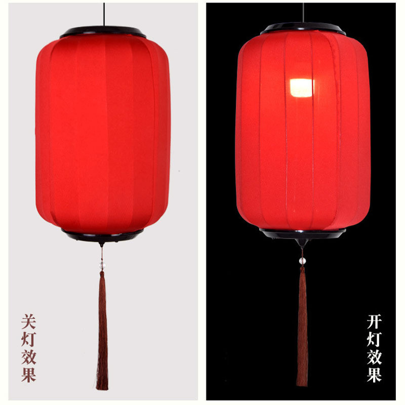 加工影视剧组婚庆场景古风中式古典加固支架红色铁艺骨架灯笼