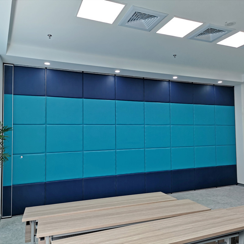 酒店活动隔断会议室电动旋转折叠屏风教室隔音墙移动展厅宴会隔墙