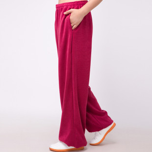 小和山冬季女款新款2024加厚八段锦太极服灯笼练功裤男春秋太极裤