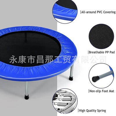 38英寸儿童床室内小型家用成人健身蹦蹦床跳娱乐弹跳床trampoline