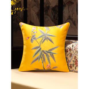 f7de批发芯靠垫风抱枕红木沙发靠背套含新中式床头软包大靠枕长条