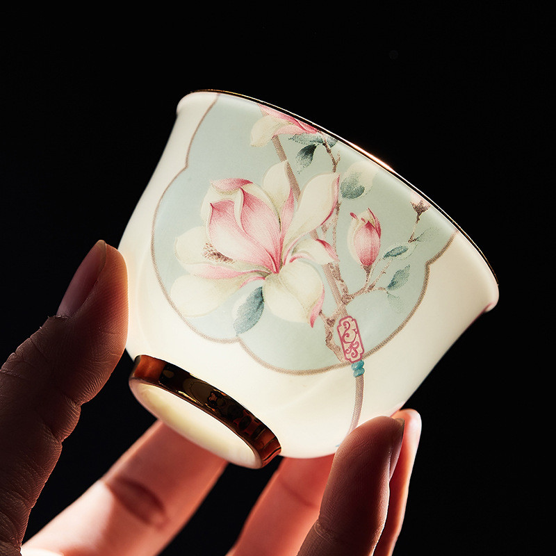 热销骨瓷旅行茶具小套装便携式随身快客杯户外露营旅游泡茶壶一壶