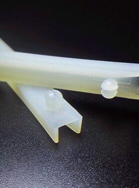 华社cg-350pc板导槽cg系列pc板装配电箱导槽100轨道黑白色现货