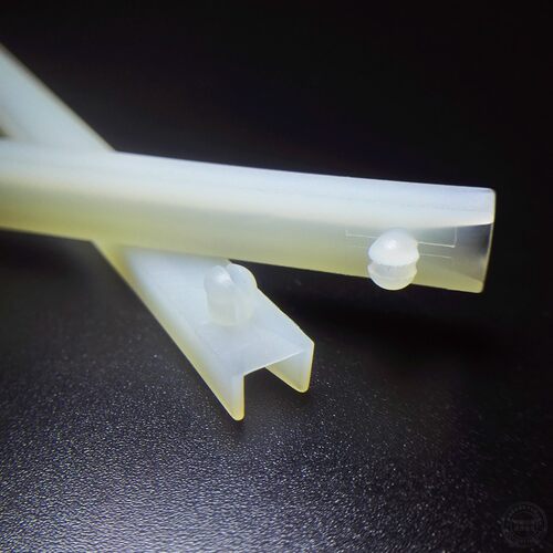 华社cg-350pc板导系列cg槽pc板轨道配电箱导槽100装黑白色现货
