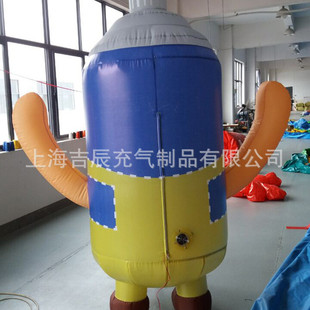牛津布充气模型车缝充气卡通模型广告节庆用品场地布景充气模型