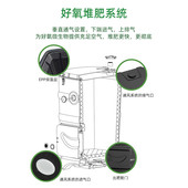 热销宜杰保温厨余发酵堆肥箱家用园艺庭院堆肥桶园艺户外有氧堆肥