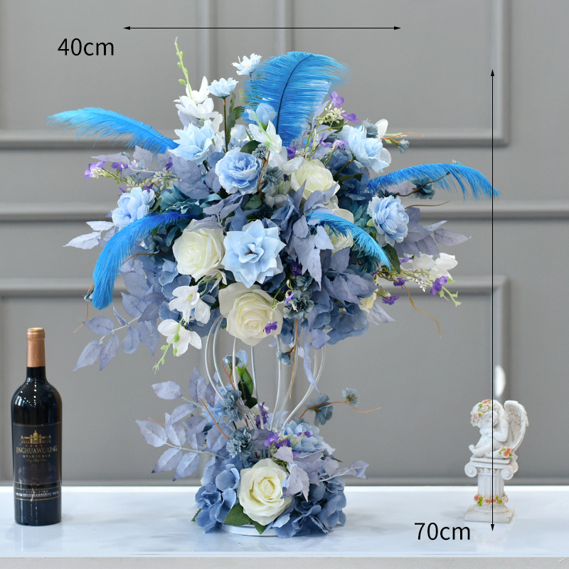 迎宾道具酒店仿真花婚庆签到台假花台花婚礼主桌花橱窗ktv装饰花