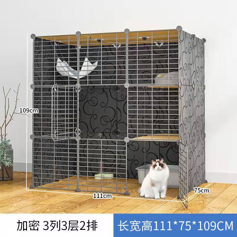 猫笼子室内超大猫别墅宠物成年猫咪用品猫窝三层猫家用猫屋舍