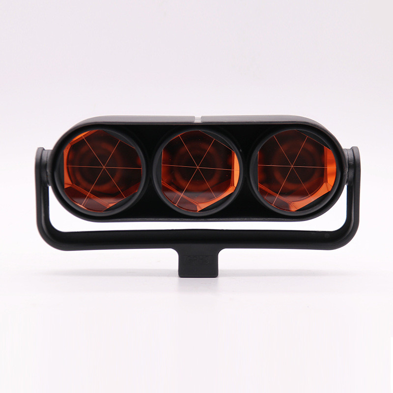 厂家全站仪gph3三筒棱镜供应棱镜多镜头测量测绘测距棱镜批发工厂