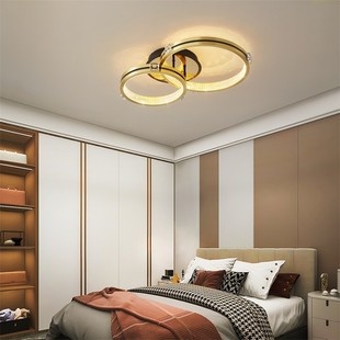 吸顶灯房间灯新款 简约现代吸顶灯 线条几何led吸顶灯创意北欧风格