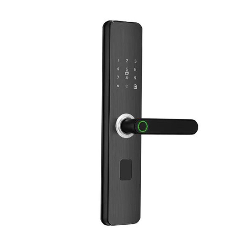 新款密码刷卡安全酒店门锁智能电子感应锁旅店黑色宾馆刷卡锁批发