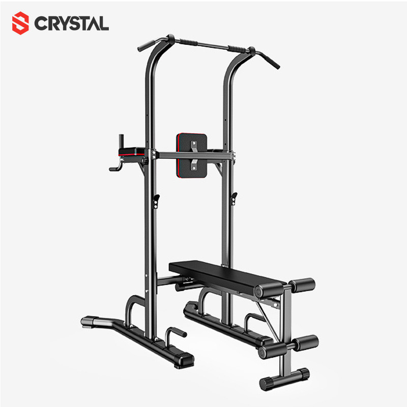 热销水晶体育家用引体向上器可调节单双杠训练多功能健身器材crys