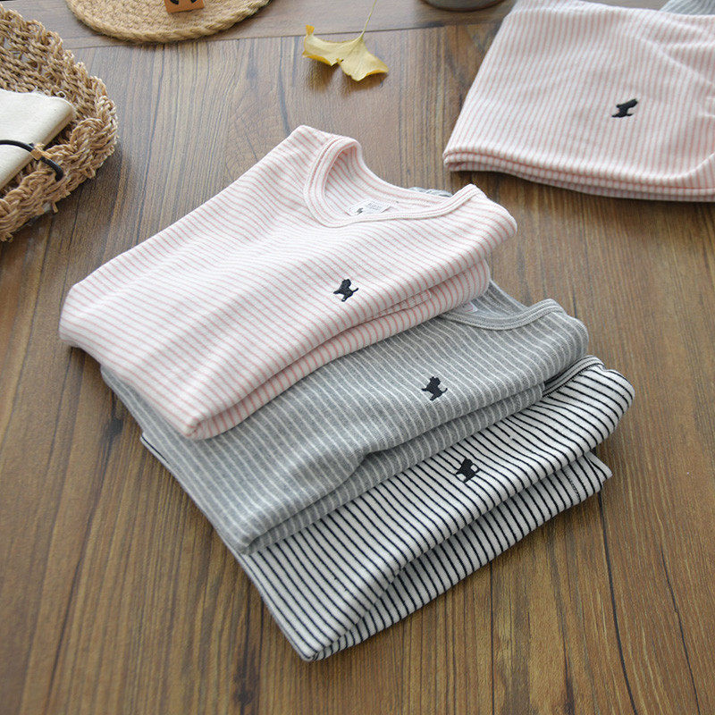 韩版儿童磨毛纯棉内衣套装秋冬男条纹打底居家秋衣秋裤棉毛衫,童装/婴儿装/亲子装,内衣套装,淘宝优惠券,粉丝福利购,淘宝优惠卷