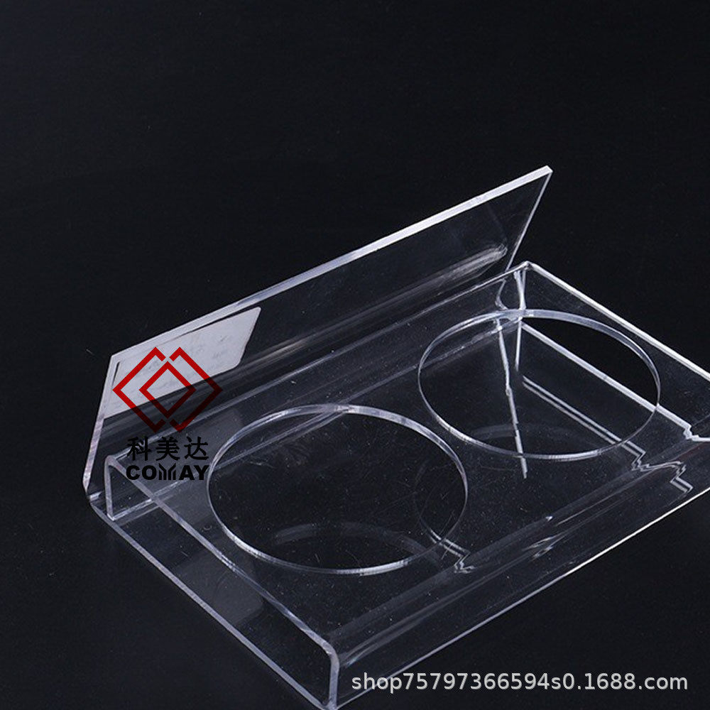 透明有机玻璃制品有机玻璃盒子亚克力展架亚克力置物台亚克力板