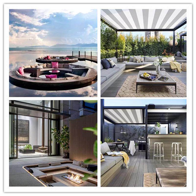 户外庭院沙发卡座防水化靠垫高海绵加厚垫子梳坐垫套定做座垫