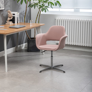 现代简约可升降电脑时尚转椅北欧靠背美甲椅轻奢办公家用书桌椅