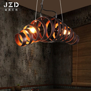 工业风美式创意铁艺吊灯复古时尚咖啡厅吊灯铁艺个性餐厅吊灯