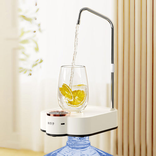 水行子桶装水抽水器电动桌面自动上水器家用台式饮水机大桶取水器