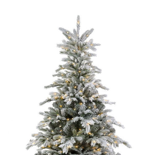 圣诞节装饰仿真圣诞树白色圣诞树雪树站款酒店摆件橱窗商场装饰