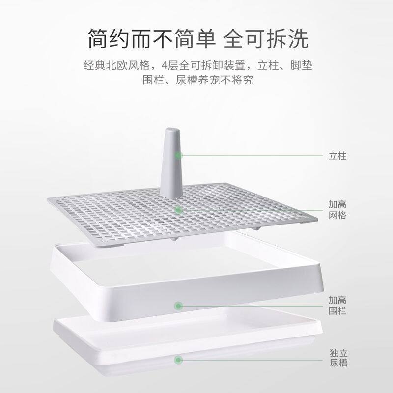 狗厕所大型狗超大号便盆防踩屎拉屎小型犬泰迪非自动冲水宠物用品