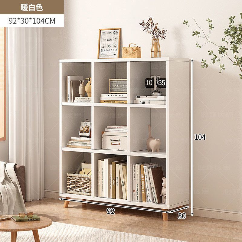 简约书架落地家用简易置物架储物柜简约学生书柜书架办公柜,住宅家具,单个书柜,淘宝优惠券,粉丝福利购,淘宝优惠卷