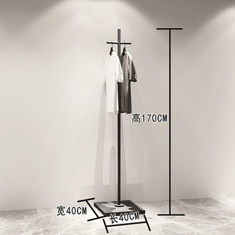 服装店展示架铁艺陈列简约正挂男女装店货架衣架服装架侧挂落地式