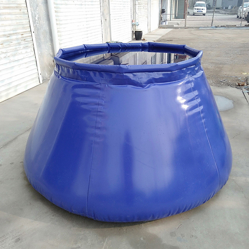可折叠储蓄水罐加厚pvc软体蓝色软体水罐大型圆台储水囊存水缸