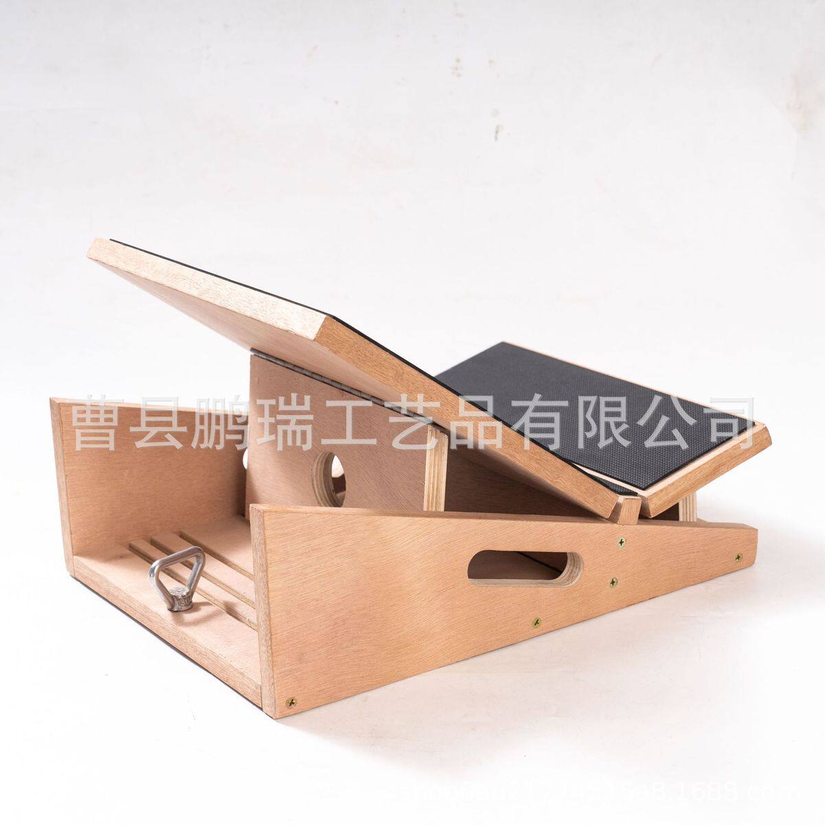 木质拉筋板可调节折叠训练拉筋板拉伸器多档位训练站立倾斜小腿