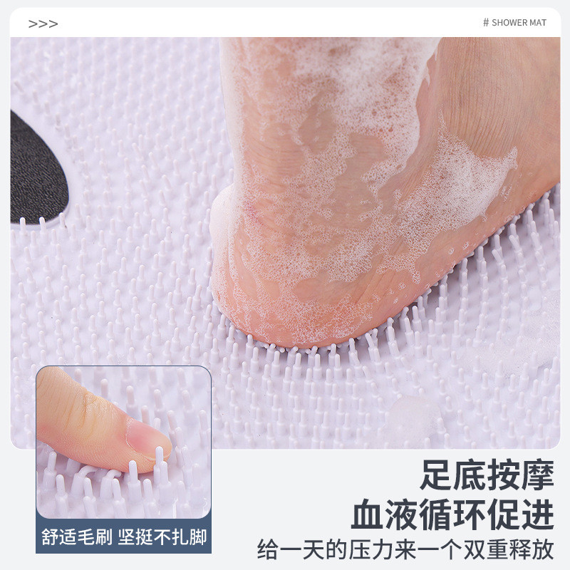 卡通pvc浴室防滑垫淋浴儿童洗澡卫生间止滑脚垫家用卫浴防水地垫