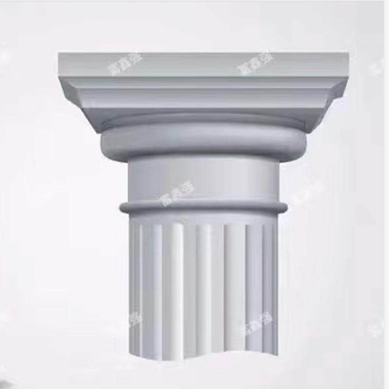 热销可定尺寸样式图案装饰泡沫eps别墅罗马柱方柱室外欧式柱子柱