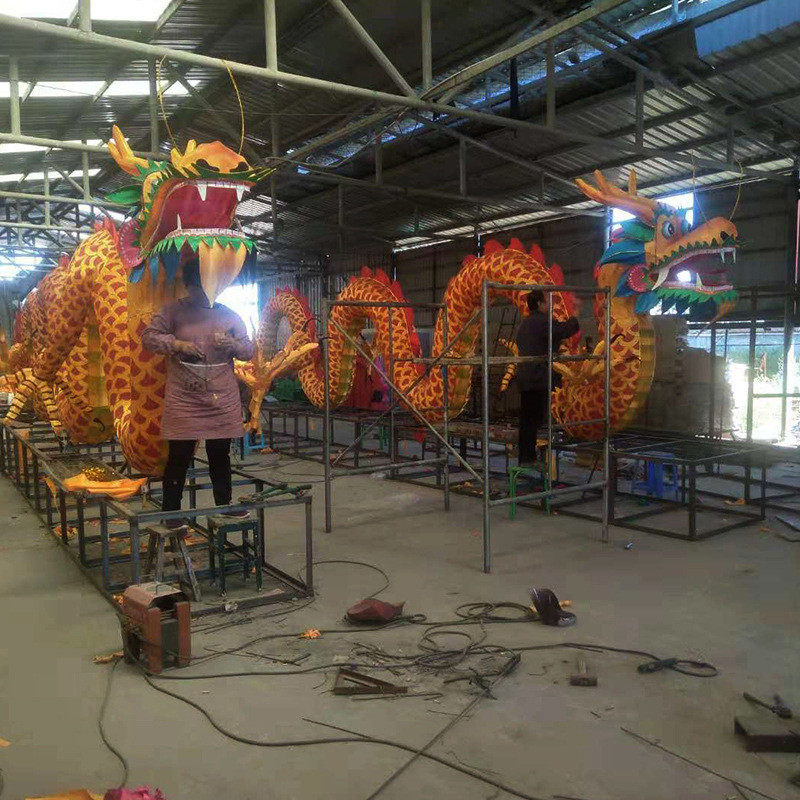 新款中国风新年龙灯十二生肖大民俗灯春节灯展灯花灯厂家直销现货